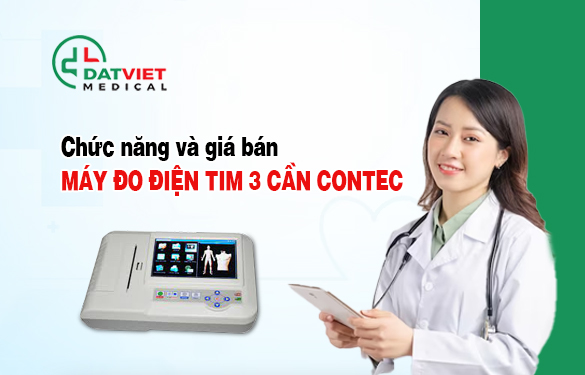 máy điện tim 3 cần contec có chức năng gì