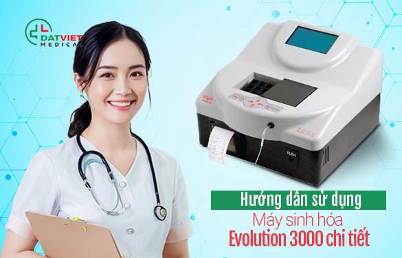 cách dùng máy sinh hóa evolution 3000