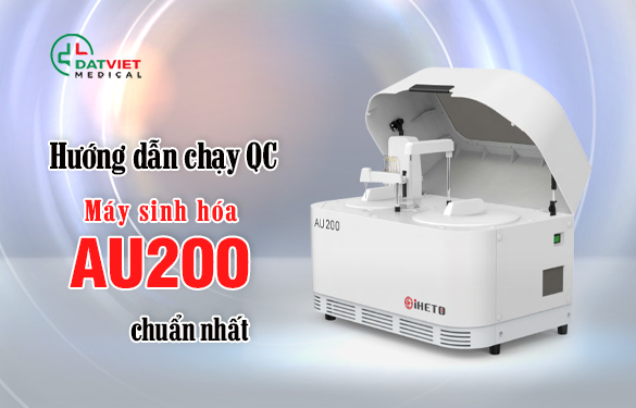 hướng dẫn chạy  qc máy sinh hóa chi tiết