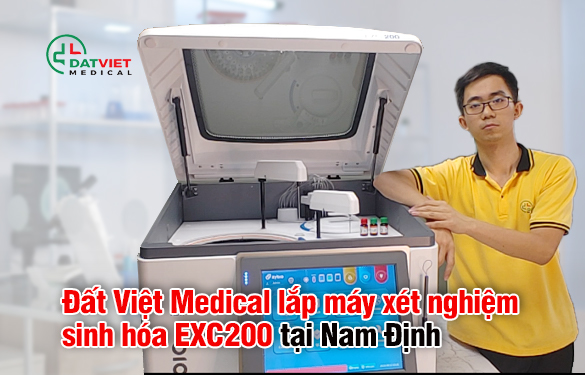 lắp máy xét nghiệm sinh hóa exc200