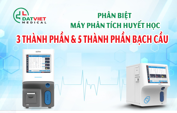 máy phân tích huyết học 3 thành phần và 5 phần