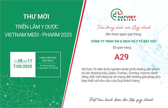 thư mời triển lãm y dược 2025